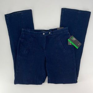 Style & Co. Flare Leg Mid Rise Comfort Waist Dark Blue Galaxy Wash Women's 6